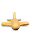 Albatros Airplane Unpainted Wooden Toy, Solid Beech Wood, 18 Months+ - 4