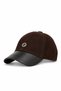 Brown Leather-Suede-1 Men's Hat - 2