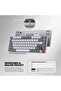 MK915 Tri-Mode Wireless ARGB Mechanical Keyboard,Anti Ghosting Keys,Aluminum Frame,83 Keys,Red Switch,Grey - 2