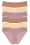 1008 Jacquard Elastic Bato Women's Pack of 6 Panties - 4