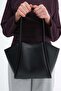 Snap Closure Hand and Shoulder Bag Ç6017 - 3