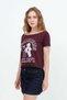Boat Neck Printed T-Shirt P1787 - 2