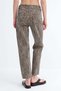 Leopard Patterned Jean Trousers Pn1074 - 7
