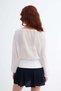 Elastic Sleeve Chiffon Blouse B18340 - 6
