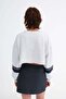 Printed Crop Sweatshirt S10806 - 6