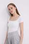 Square Neck Short Sleeve Blouse B1559 - 4