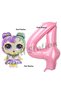 LOL Baby 4 Year Old Balloon and Pink Number Balloon Birthday Party Set - 2
