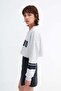 Printed Crop Sweatshirt S10806 - 4