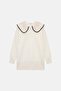 Knitted Sweater with Embroidery Detail - 6