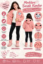 Girl's Plush Hooded Zippered Coat with Panda Accessories, Soft Textured Winter Jacket Ak4126 - 2