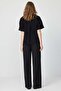 Women's Belt Detailed Fabric Trousers - 5