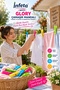 16 Pieces of Colorful Plastic Clothespins with Embossed Patterns Spring-Loaded Clothespin Set - 4
