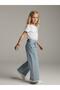 Girl's Stone Embellished Wide-Leg Jeans - 2