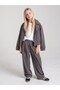 Girl's Pleated Detailed Wide-Leg Pants - 3