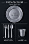 50-Piece Luxury Hard Plastic Party Birthday Presentation Invitation Engagement Promise Plate Cup Fork Spoon Knife Set - 2