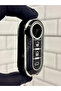 Fiat Doblo Ducato Fiorino Punto 500L Compatible Bravo Switchblade Nano Key Case Black Silver