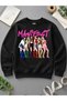 Manifest Design Printed Long Sleeve Winter Sweatshirt