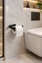 Black Horse Design Outdoor Toilet Paper Holder Adhesive Wc Paper Holder Toilet Paper Hanger - 3