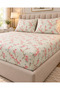 King Size Double Elastic Sheet Set 180X200Cm + 2 Pieces 50X70Cm Zippered Pillowcases - 4