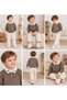 Mymi̇o Men's 9-24 Months Knitwear Set - 5