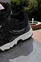 Black Hidden Heel Sole Lace-Up Comfortable Form Casual Use Sneaker Sports Shoes - 2