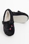 Black Wool Inside, Textured, Lightweight and Flexible Structure, Suitable for Daily Use, Home Slippers, Panduf - 3