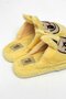 Yellow Soft Plush Textured Embroidered Figure Detailed House Slippers Suitable for Daily Use - 4