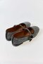 Black Flexible Sole Single Strap Buckle Detailed Crystal Stone Embroidered Design Comfortable Ballerinas - 4