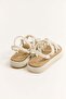 White Straw Sole, Rope Strap, Comfortable Form, Suitable for Daily Use, Flip-Flops - 3