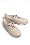 Mink Leather Textured Orthopedic Sole Smart Lacing Easy-To-Wear Daily Shoes - 3