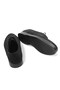 Black Nubuck Textured Simple Design Lace-Up Comfortable Fit Daily Casual Shoes - 4