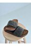 Smoked Stone Detailed Non-Slip Sole Comfortable Slippers Suitable for Daily Use - 2