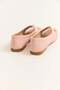 Pink Mesh Texture Comfortable Insole with Stone and Pearl Detail for Daily Use Ballerinas - 3
