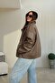 Leather Jacket with Hidden Pockets Vison - 4