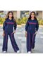 Striped Detail Youth and Children's 2-Piece Set Palazzo Pants+Sweatshirt