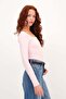 Kare Yaka Basic Bluz B1847 - 6
