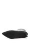 Women's Black Platinum Zippered Thin Heeled Genuine Leather Boots - 6