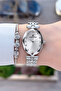 Silver Color Women's Wristwatch and Bracelet - 3
