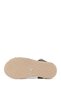 Women's Black Mesh Flat Sole Sandals - 5