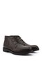 Men's Brown Float Zippered Genuine Leather Classic Boots - 3