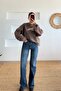 Zr Lycra High Waist Flare Jean - 6