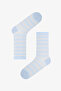 Shiny Cool Lines Striped Cotton Glitter 5 Pairs of Socks - 4