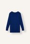 Regular Fit Crew Neck Sax Blue Knitwear Tunic C4474Ax26Au - 7