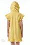 Yellow Frill Towel Kaftan for Girls - 3