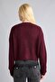 Regular Fit V-Neck Basic Button Closure Knitwear Cardigan U2052Az26Wn - 5