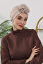 Winter Rose Bonnet,Beige,B-21O - 5