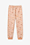 Girls Cute Leopard Cotton Long Sleeve 2 Piece Pajama Set - 4