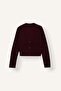Regular Fit V-Neck Basic Button Closure Knitwear Cardigan U2052Az26Wn - 6