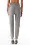Gray High Waist Elastic Cuffed Sweatpants - 2