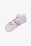 Boy's Color Shark Cotton 3 Pairs of Booties Socks - 2
